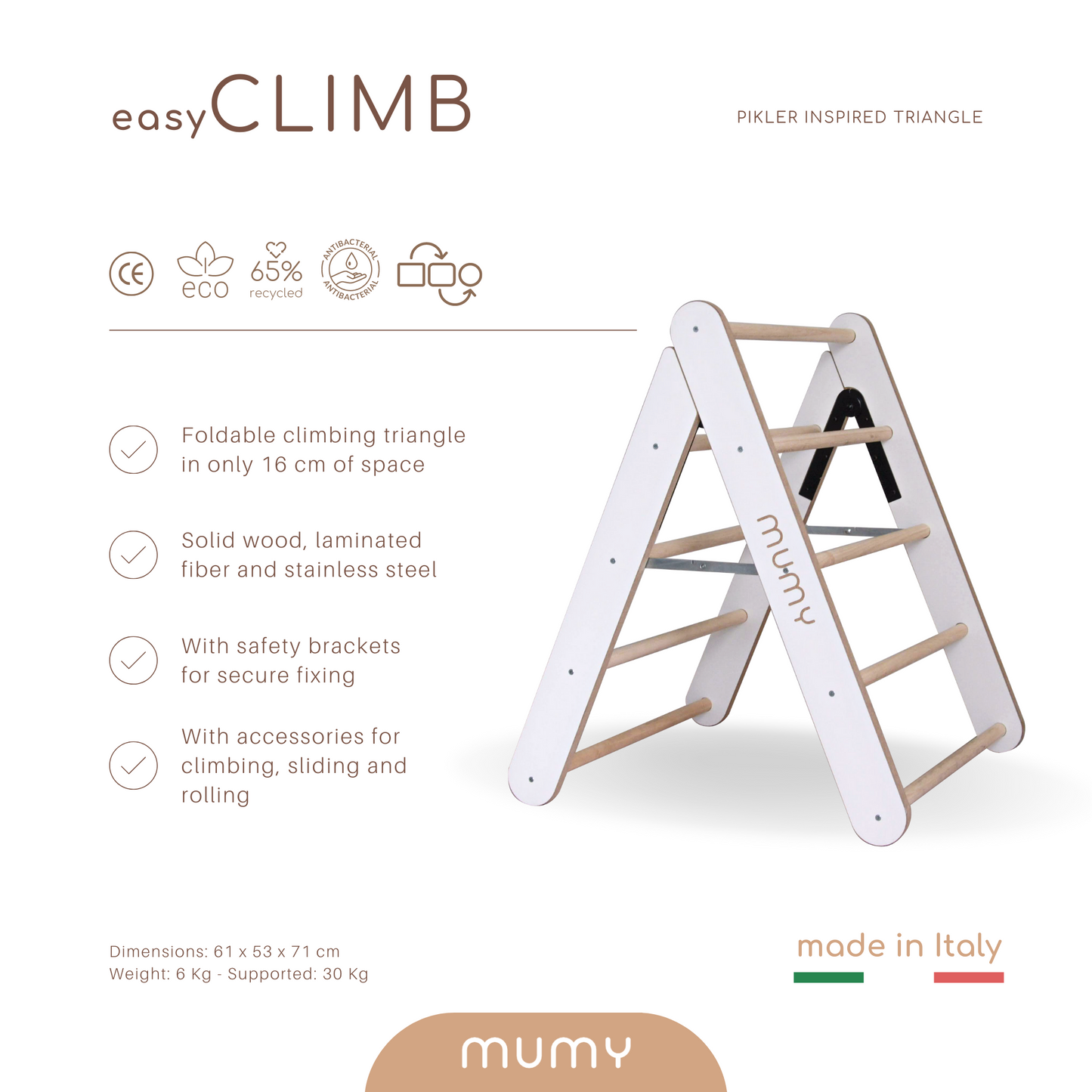 easyCLIMB • Triangolo da arrampicata richiudibile
