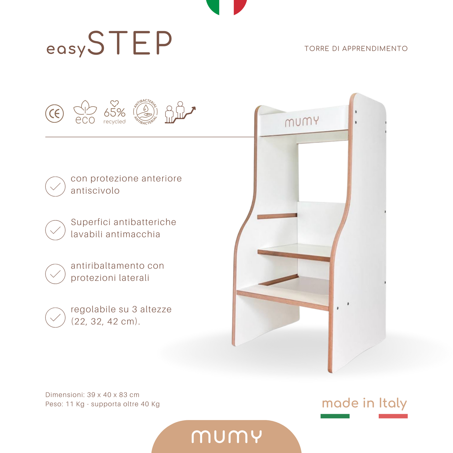 easySTEP - Learning tower regolabile