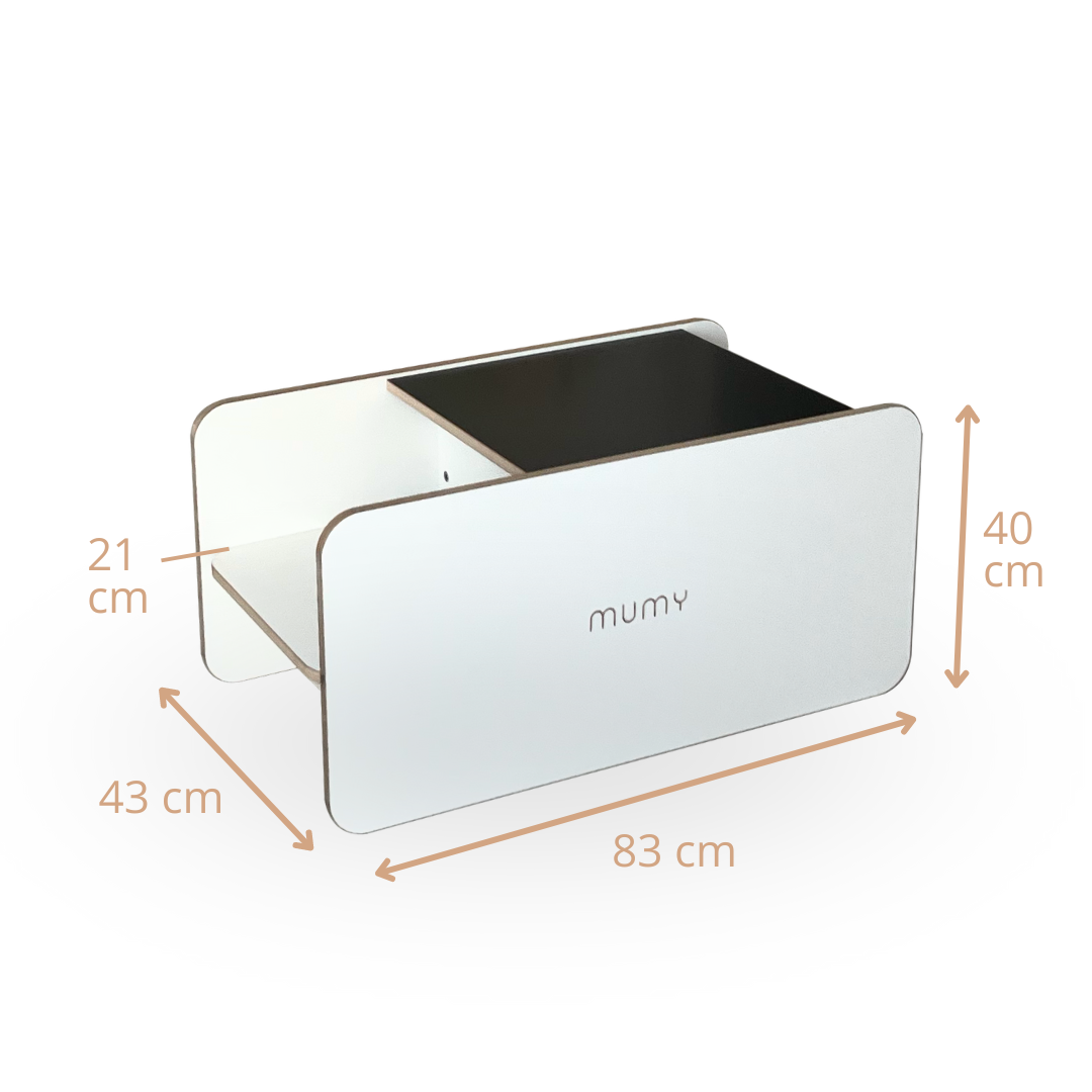easyFLIP • Learning tower + TAVOLINO + lavagna trasformabile