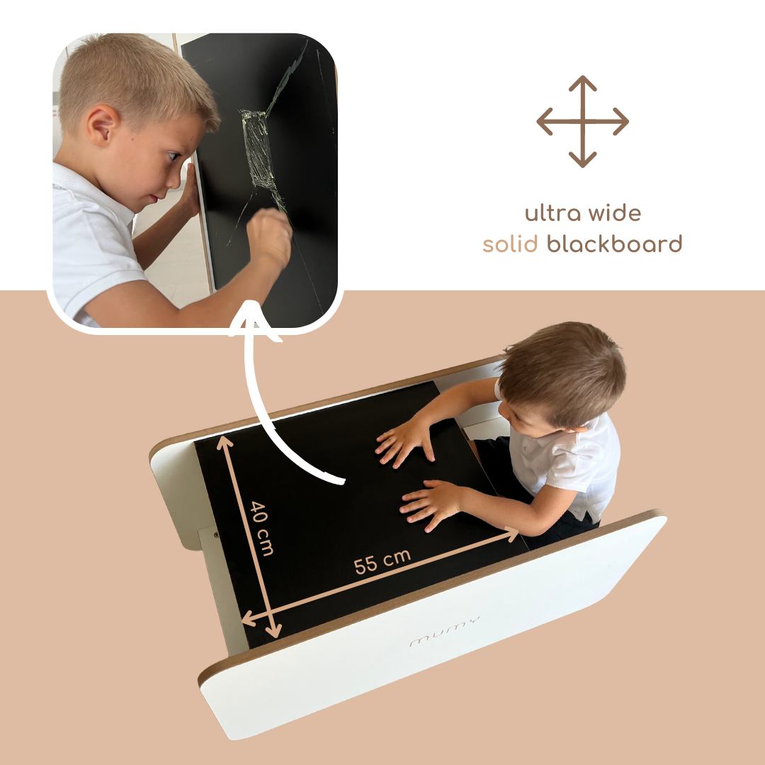 easyFLIP • Learning tower + TAVOLINO + lavagna trasformabile