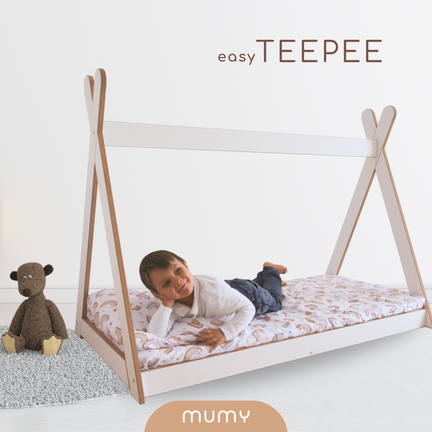 easyTEEPEE • SUPER OFFERTA lettino montessoriano a capanna