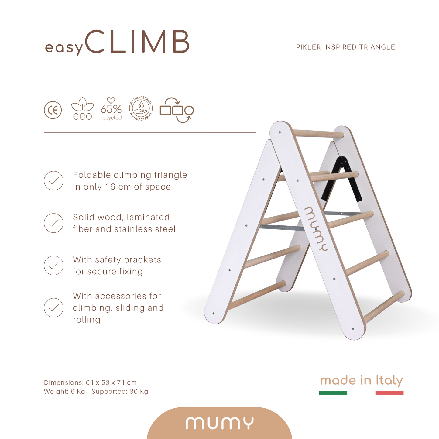 easyCLIMB • Collapsible climbing triangle 