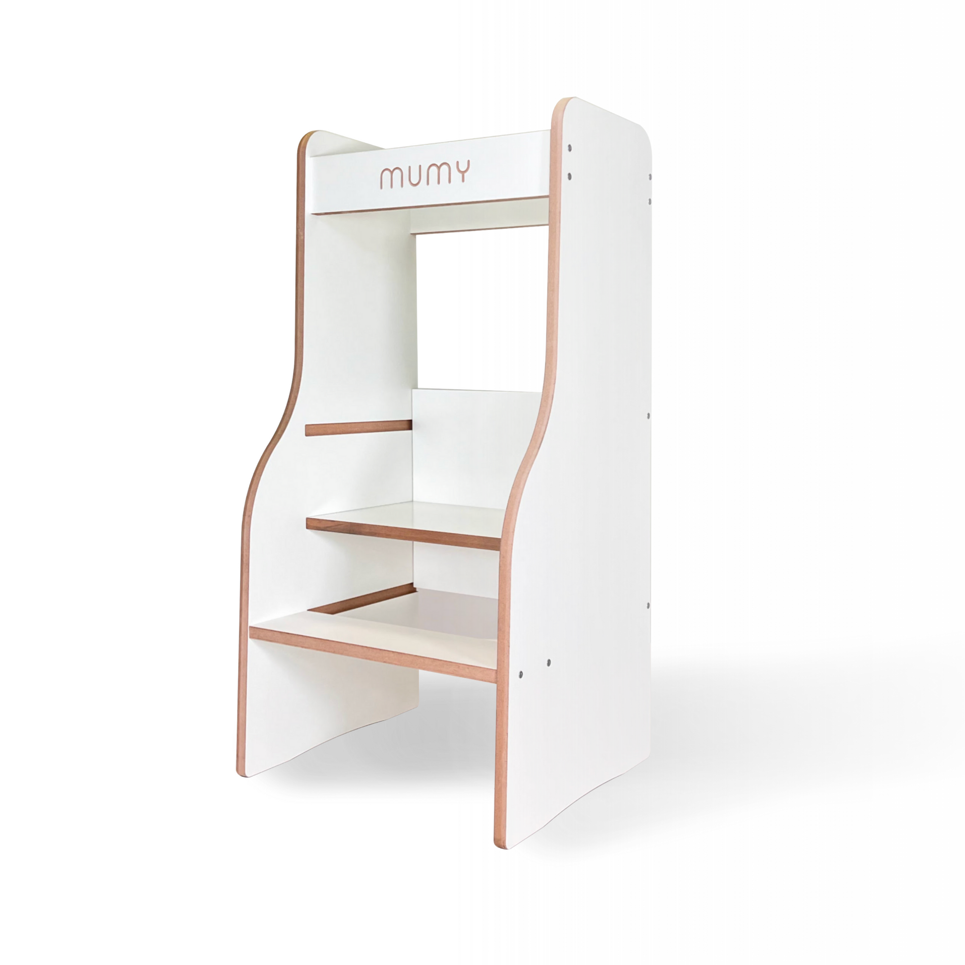 SWEETME Learning Tower Richiudibile in Legno Colore Bianco